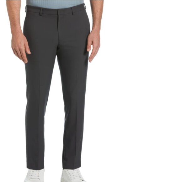Perry Ellis Very Slim Fit Tech Portfolio Dress Pant in Asphalt Grey 36 x 30 - Picture 8 of 8